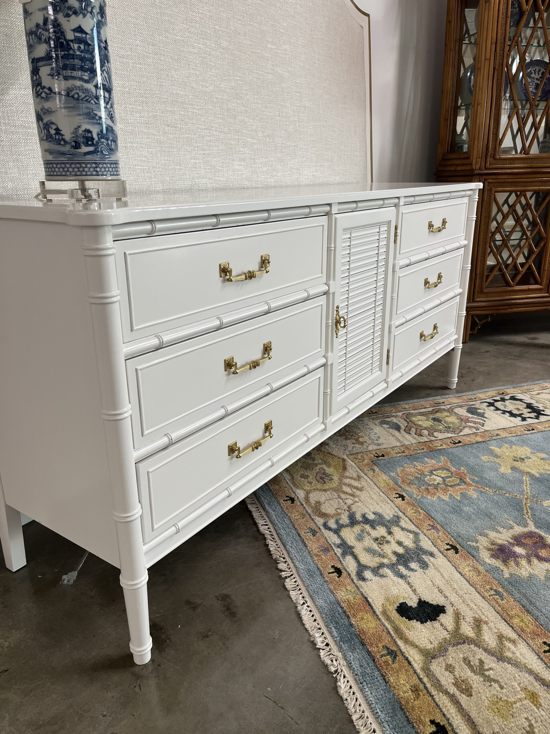 Vintage Henry Link Bali Hai Dresser | Ready to Lacquer – Poppy's of Macon