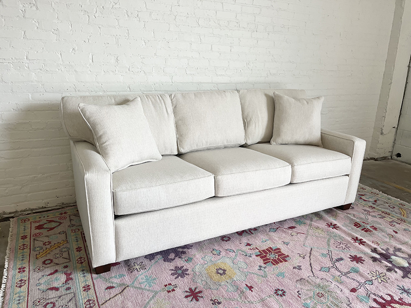  84 inch Revolution Sugarshack Glacier Sofa Performance Stain