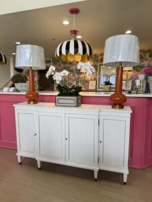 NEW | Swedish Reeded 4 Door Sideboard with Solid Brass Hardware | Ready to Ship!