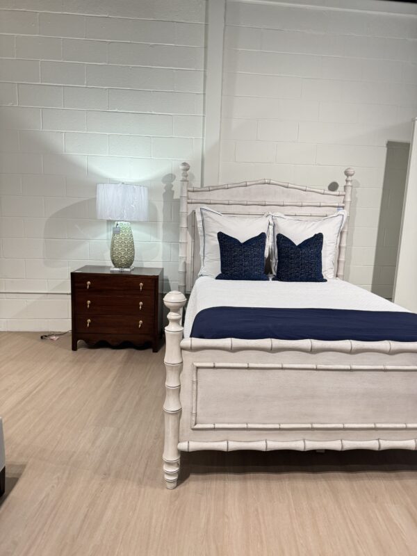 NEW | faux bamboo Queen Bed in natural wash finish - Image 4