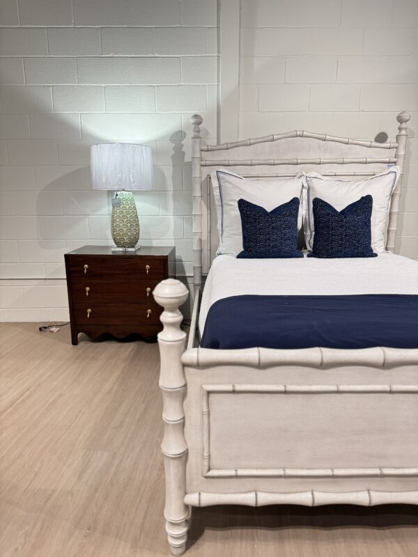 NEW | faux bamboo Queen Bed in natural wash finish - Image 5