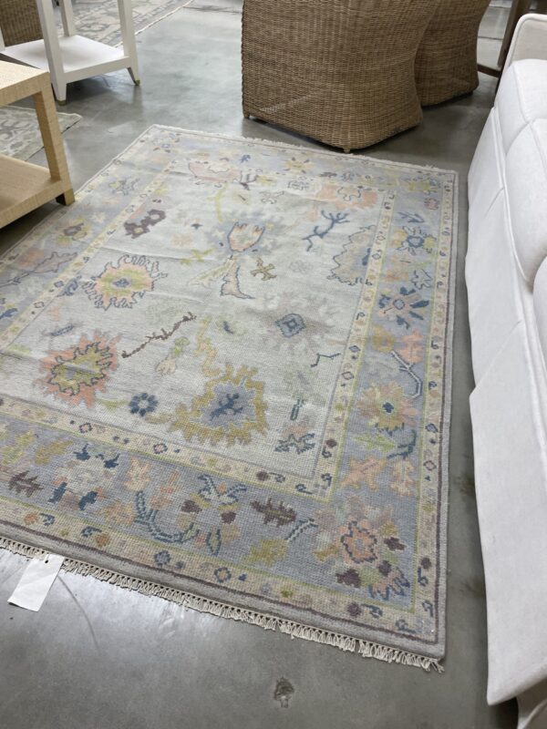 5 x 7 Turkish oushack rug - Image 2