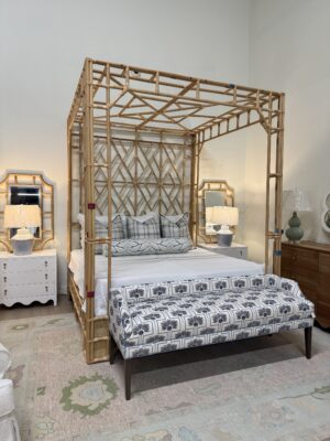NEW || KING canopy bed bird of Paradise