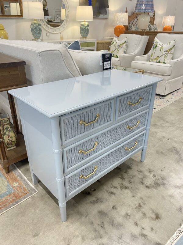 VINTAGE 4 drawer lacquered chest - Image 3