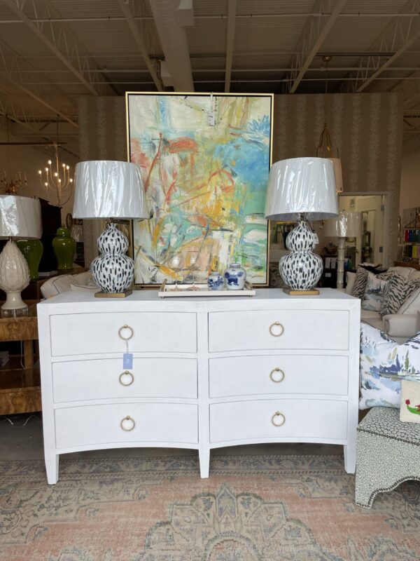 Mornington linen true white wrapped dresser - Image 2