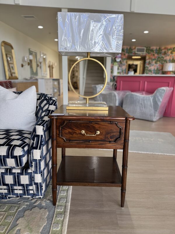 Faux bamboo teak brown Chelsea  night stand single $1200 - Image 8