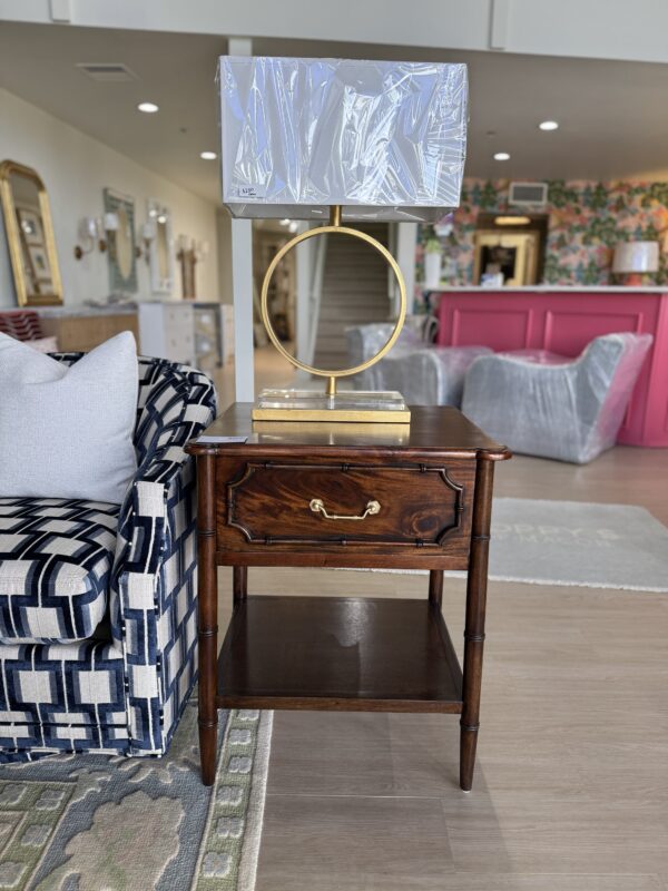 Faux bamboo teak brown Chelsea  night stand single $1200 - Image 7