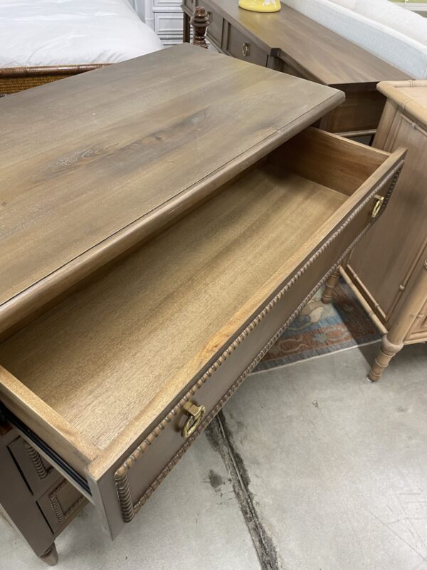 Cholet 3 drawer dresser! In a natural  straw wooden  finish and fine beading details! Copy STW - Image 2