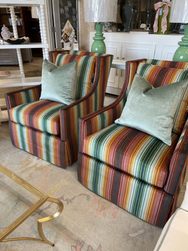 SOLD AS SET Jolly rancher custom made swivel rocker set!