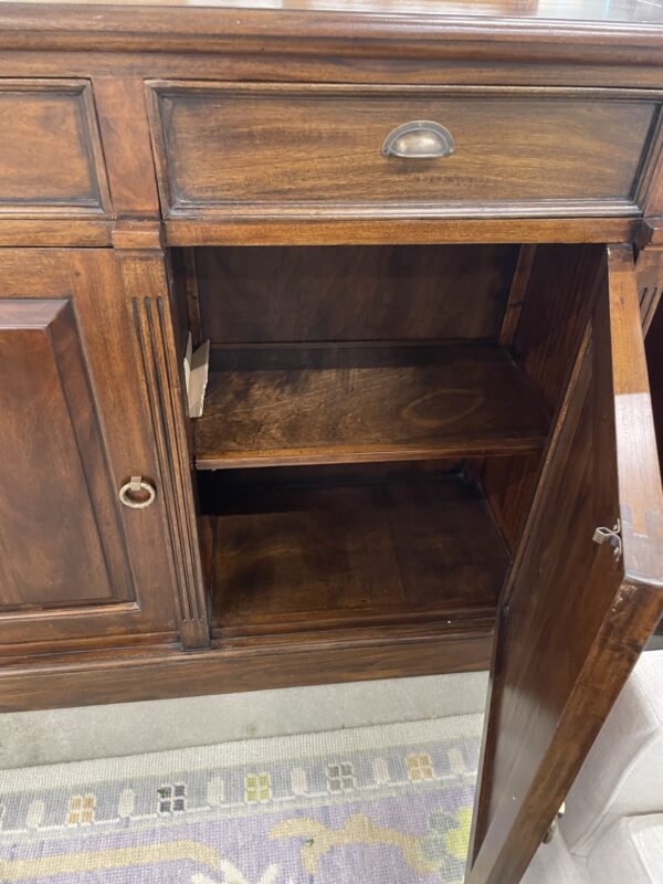 Hudson 3 door buffet in teak brown wood stain! - Image 3