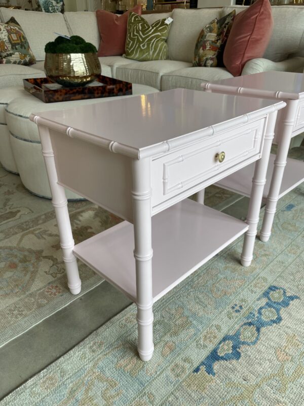 Set of light pink lacquered night stands BM color peppermint - Image 7