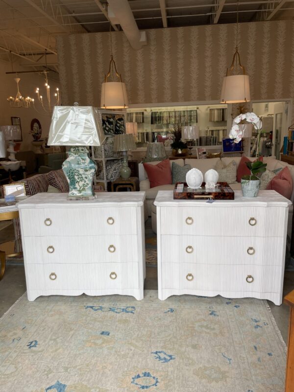 white wooden textures night stand chests  with gold hardware