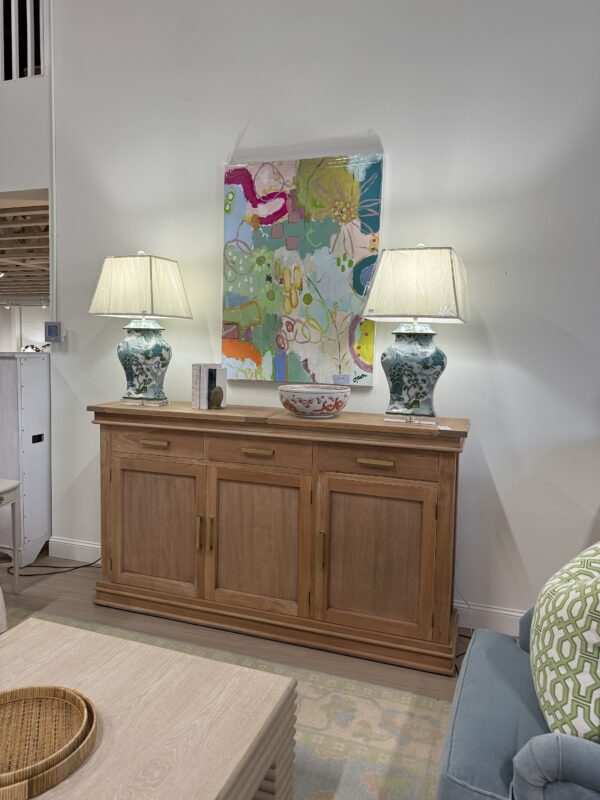 Williamson 3 door sideboard in driftwood finish - Image 5