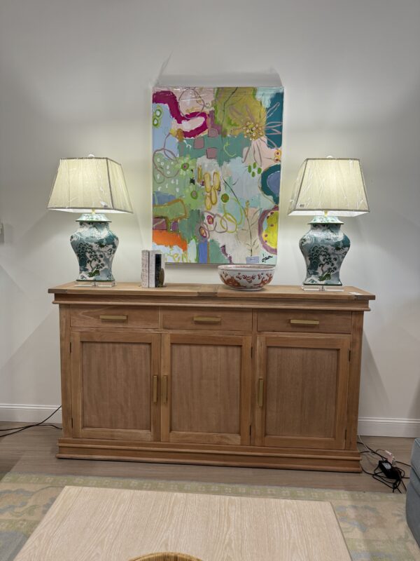 Williamson 3 door sideboard in driftwood finish - Image 4