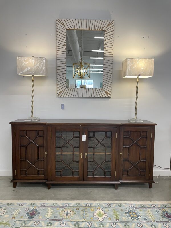 NEW | Grosvenor Credenza | in Teak brown dark stain