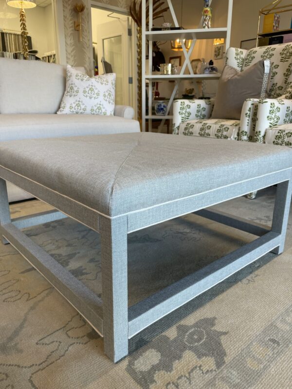 Bleach cleanable upholstered ottoman - Image 3