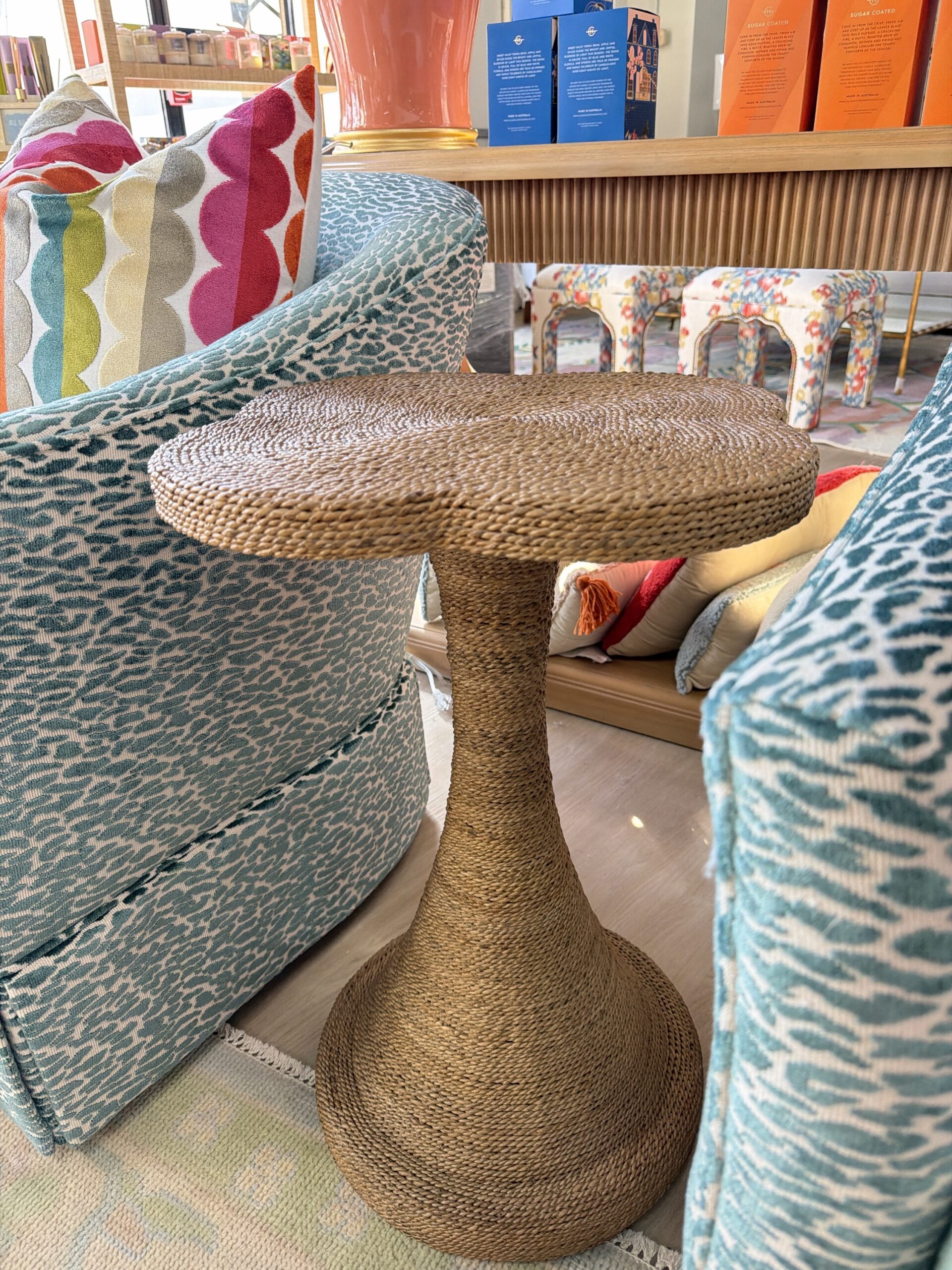 Primrose rattan table