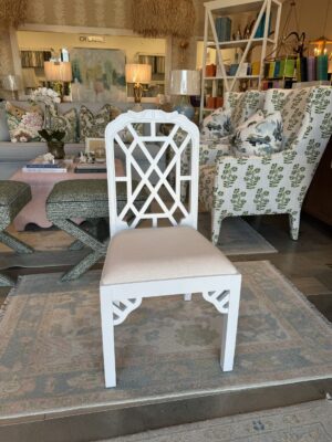 NEW | Poppy's Collier Dining Chair  | White or Lacquered ANY Color! Copy