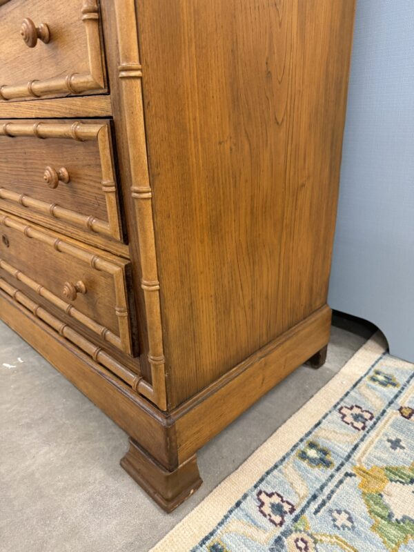 Vintage faux bamboo dresser from Scotland - Image 2