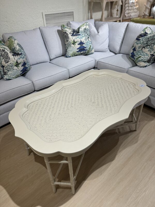 Vintage Coffee Table, lacquered, and revere pewter - Image 7