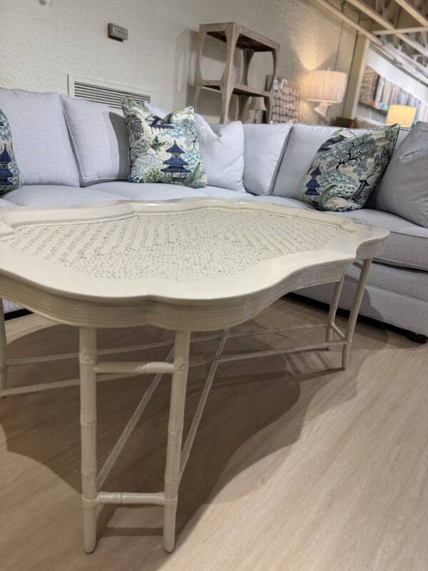 Vintage Coffee Table, lacquered, and revere pewter - Image 6