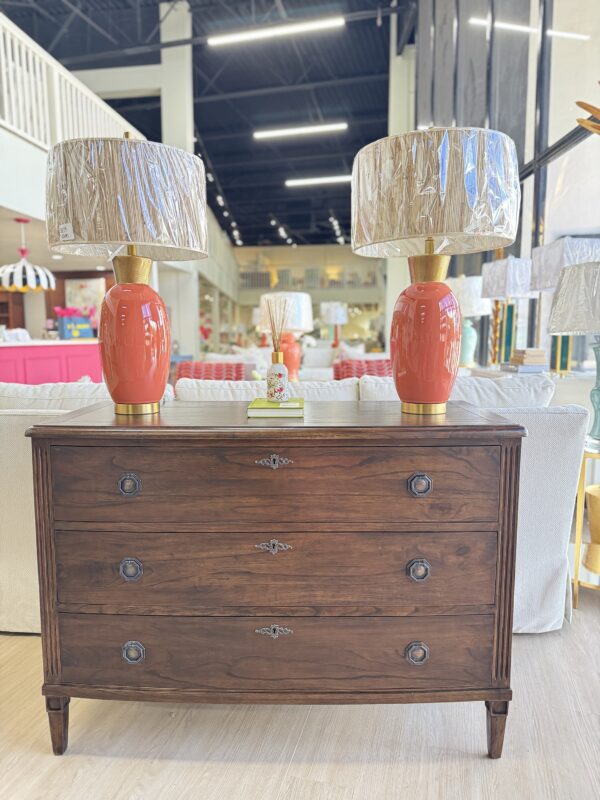 Andre wooden 3 drawer chest in French stain! - Image 5