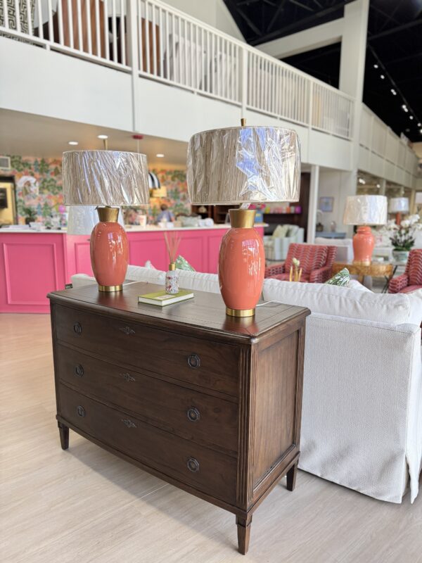 Andre wooden 3 drawer chest in French stain! - Image 3