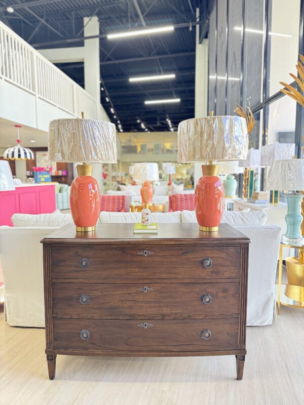 Andre wooden 3 drawer chest in French stain!