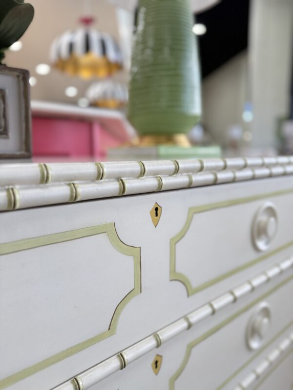 NEW  | little pine ticket chest! In cream and baby green finish! - Image 4
