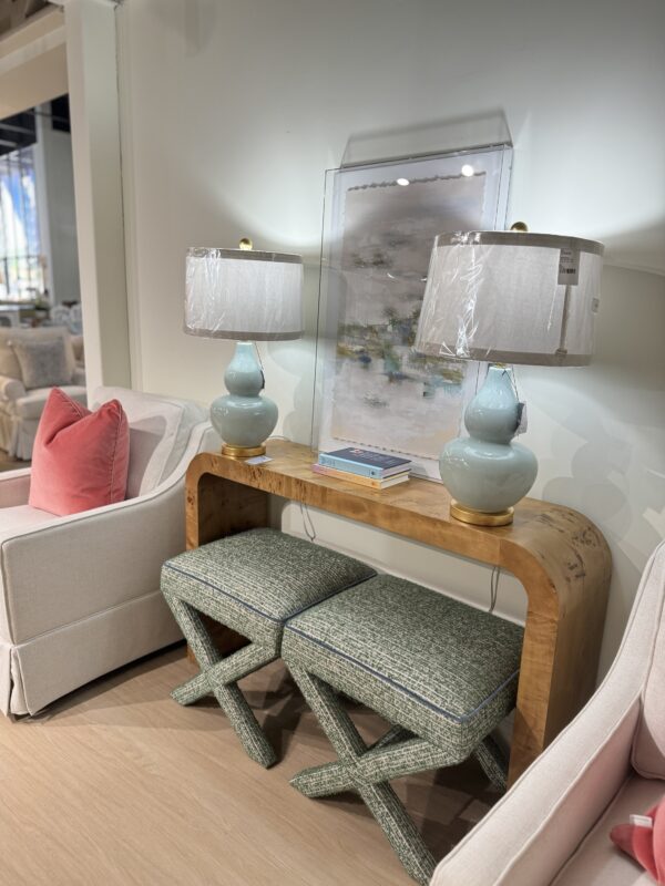 Waterfall Burlwood Console Table - Image 2