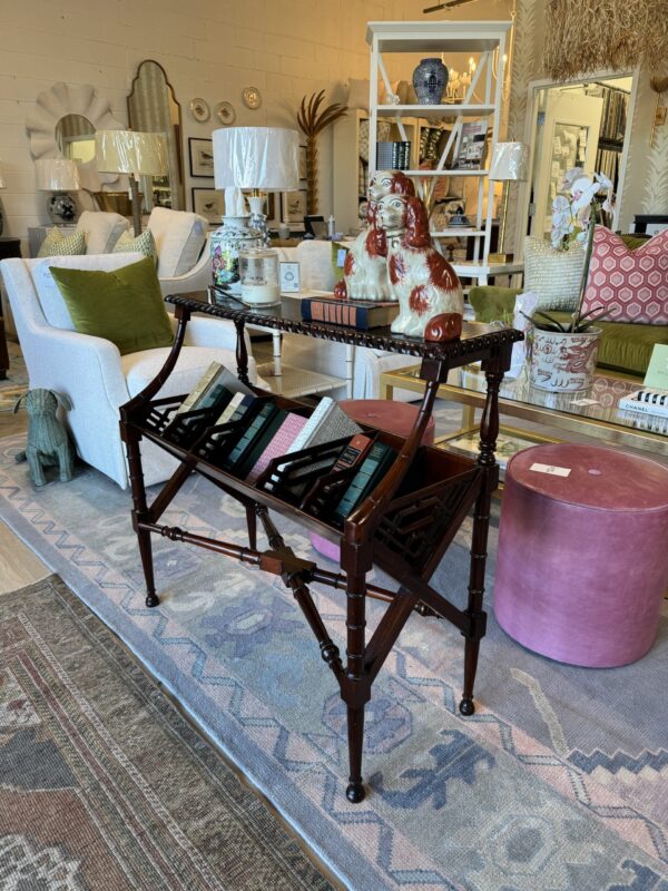 Vintage mahogany bookcase - Image 8