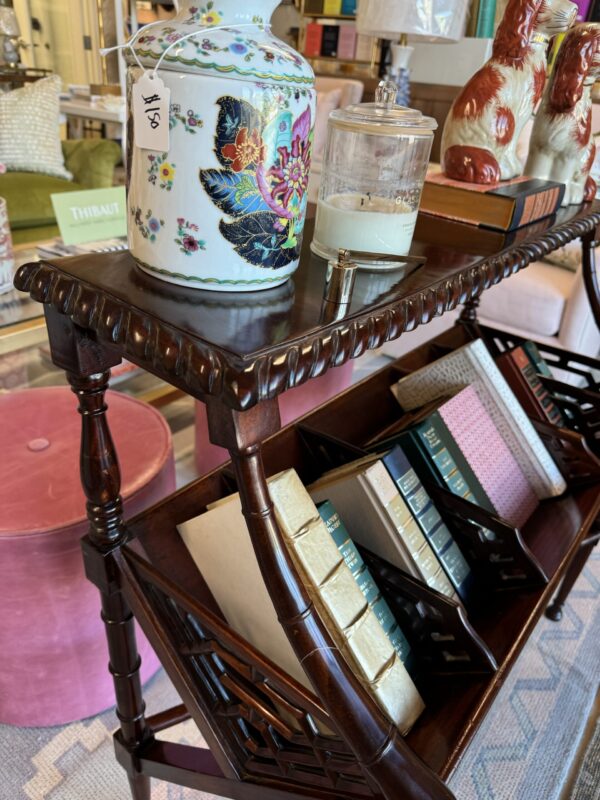 Vintage mahogany bookcase - Image 6