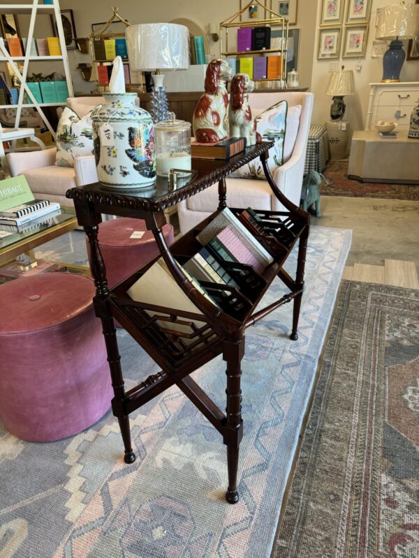 Vintage mahogany bookcase - Image 5