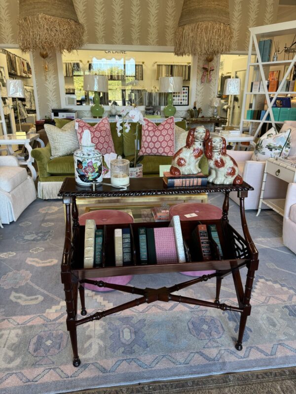 Vintage mahogany bookcase - Image 7