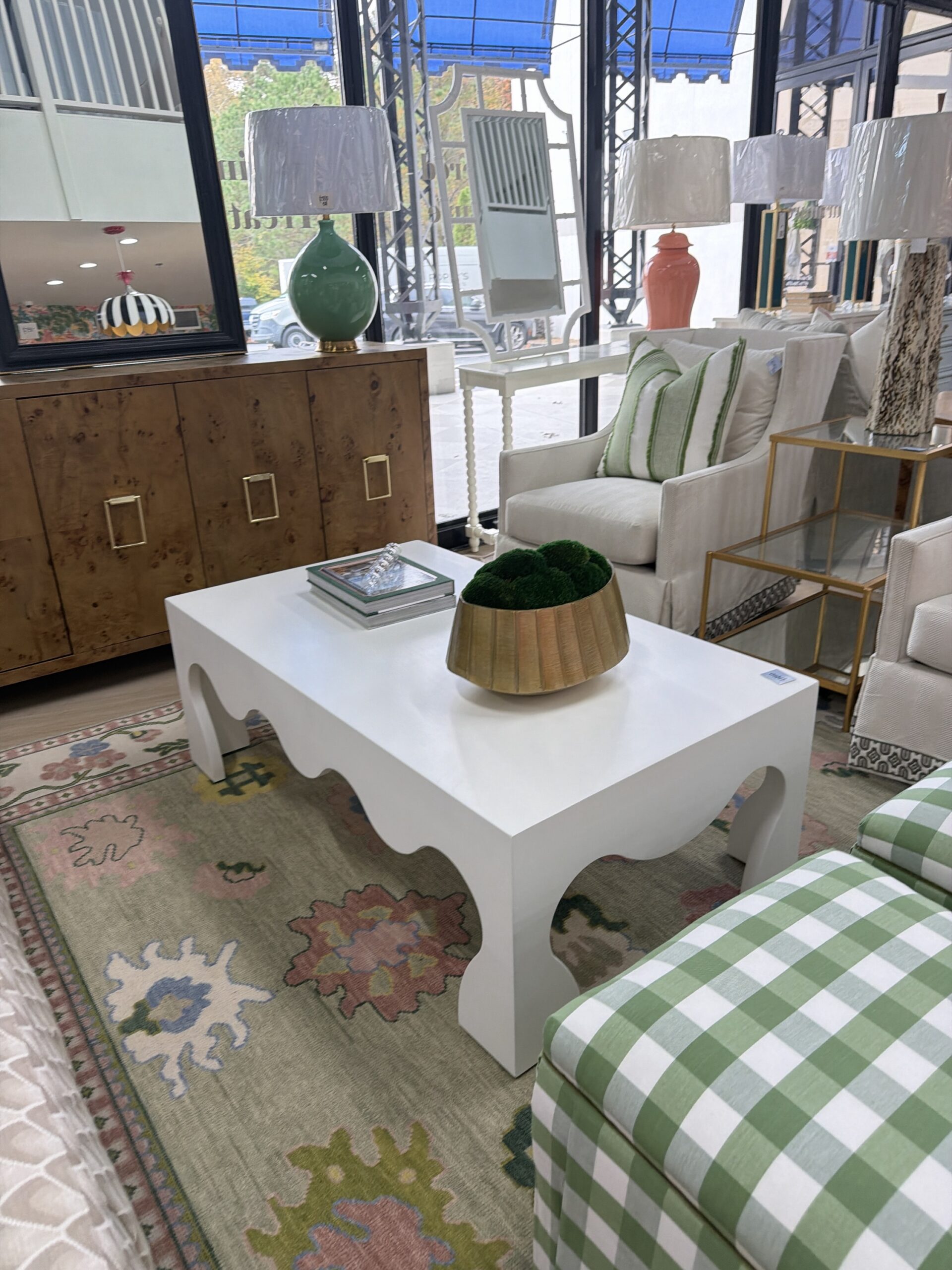 Chloe Wavy Coffee Table | True White - Image 2