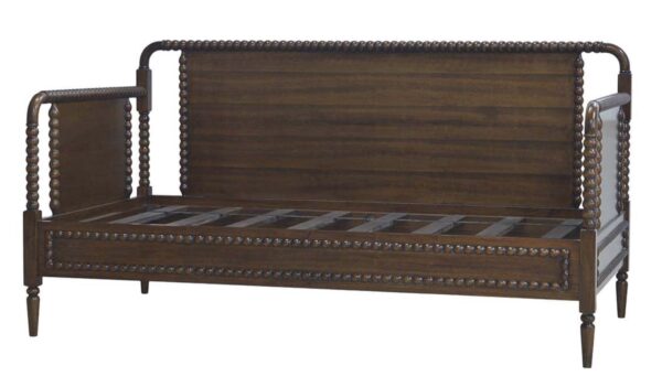 Twin Cholet Spindle Day Bed | Teak Brown