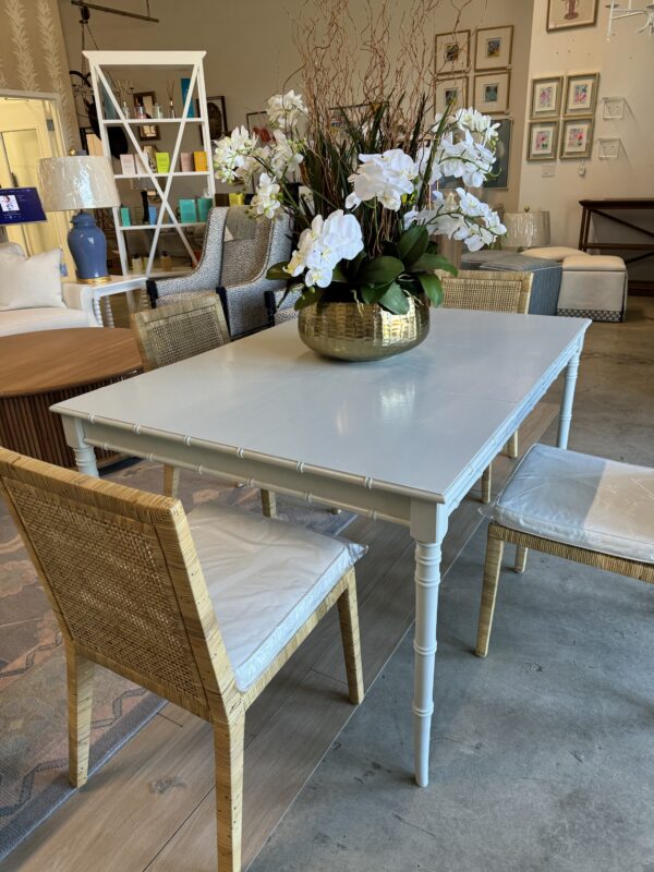 Vintage Game or Dining Table | Benjamin Moore Sea Salt - Image 5