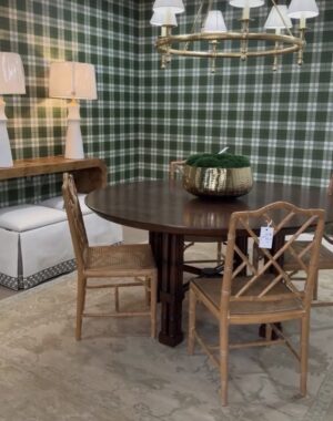 Farringdon 60" Round Dining Table | Teak Brown
