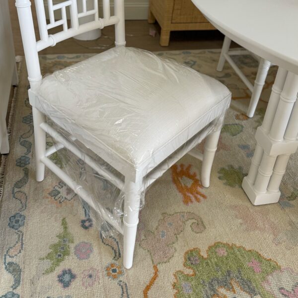 Grosvenor Dining Chair | True White & White performance seat - Image 3