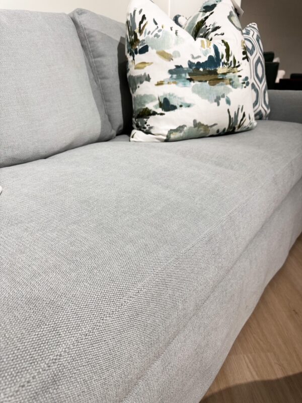 Lee Industries 3 Over 1 Memory Down Skirted Sofa | Gentry Spa - Image 3