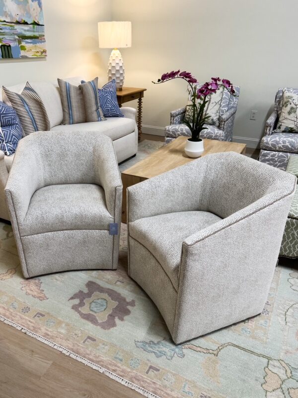 Set of (2) Sylvie Game Chairs | Attari Cement - Image 3