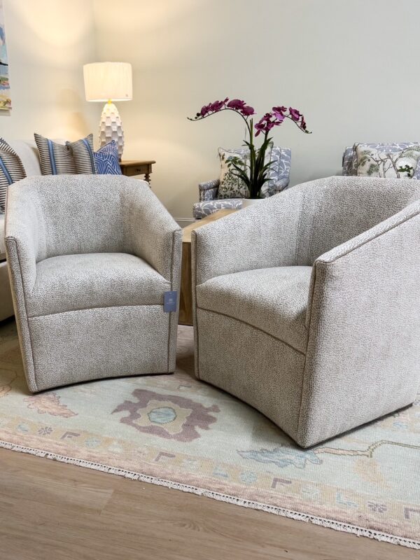 Set of (2) Sylvie Game Chairs | Attari Cement - Image 2