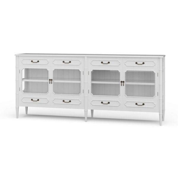 Grosvenor Glass Front Sideboard | True White