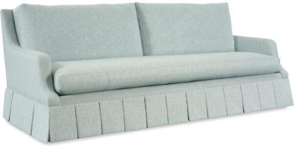 CR Lane abingdon skirted sofa 2 over 1! Cleaning code S. FABRIC IS Natalie aegean