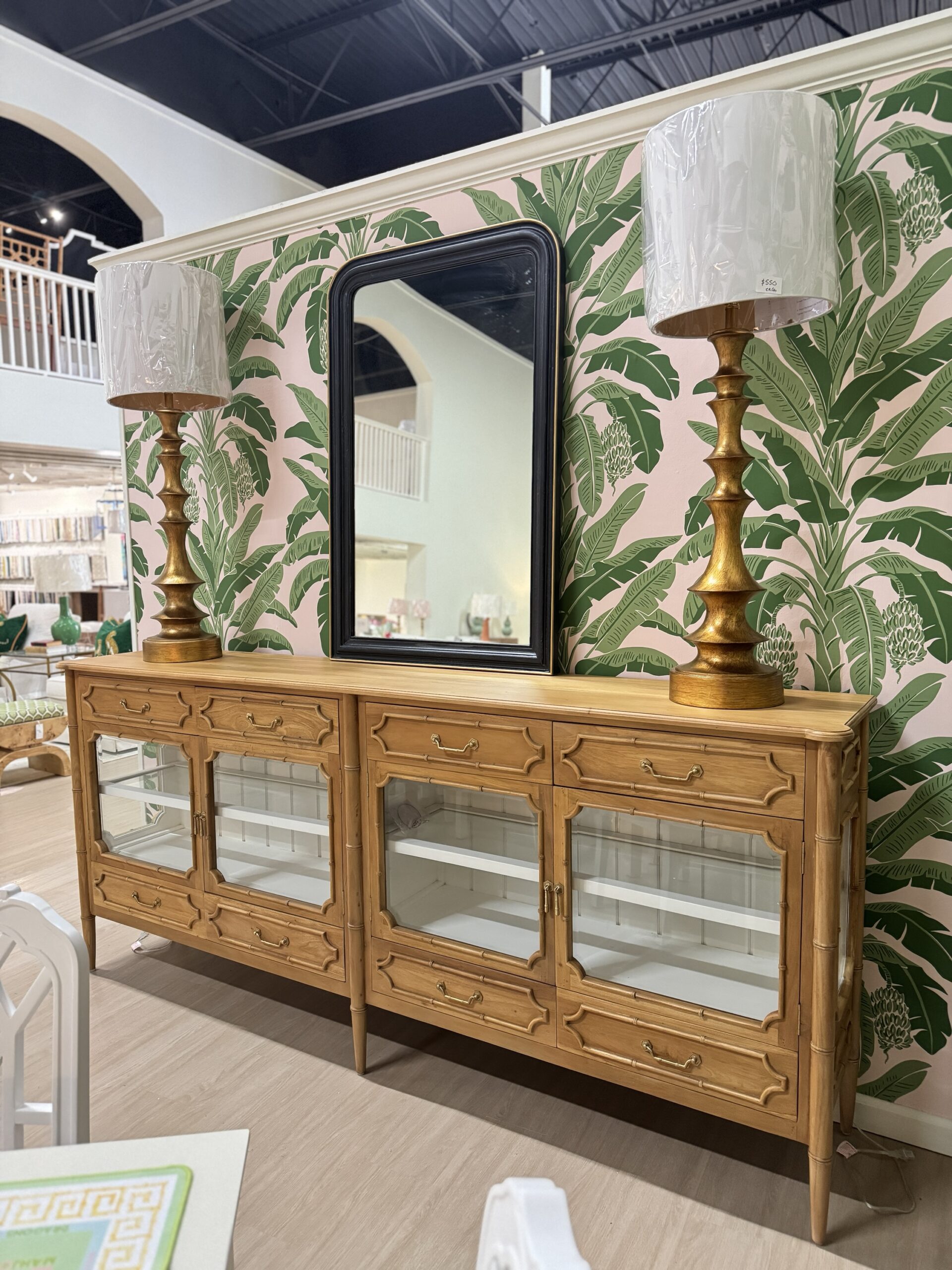 Grosvenor Glass Front Sideboard | driftwood - Image 7