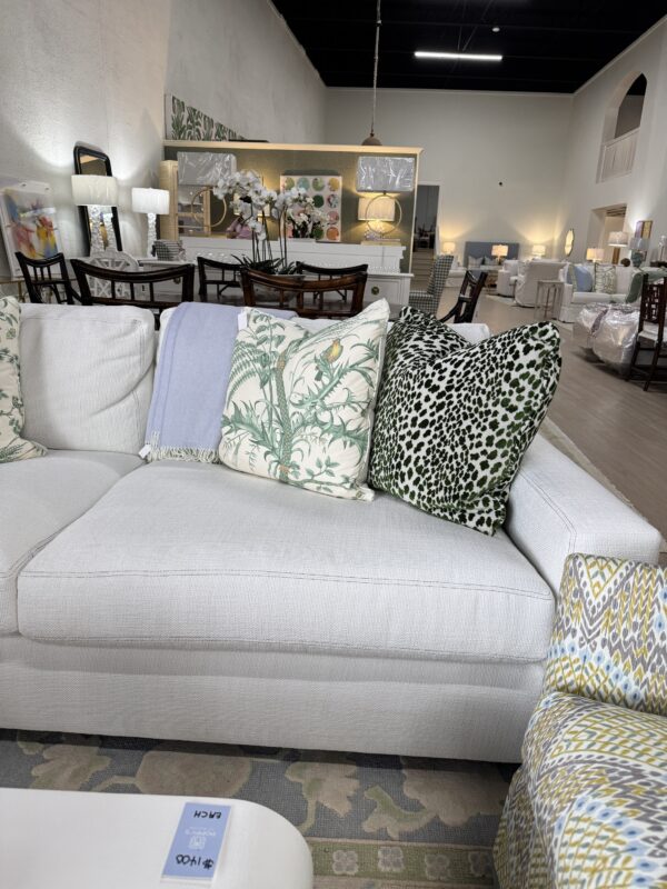 Lee Industries 2 Over 2 Memory Down Sofa | Carter Ivory - Image 2