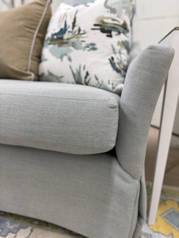 Lee Industries 3 Over 1 Memory Down Skirted Sofa | Gentry Spa - Image 2