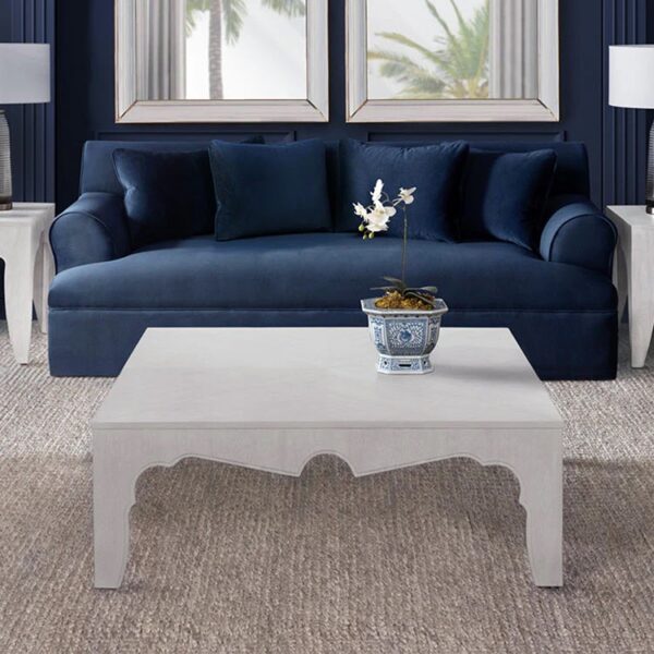 White square coffee table - Image 2
