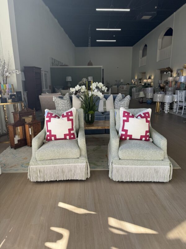 Set of (2) CR Laine Avery Swivel Chair | sweet spot meadow. Cleaning code s - Image 7