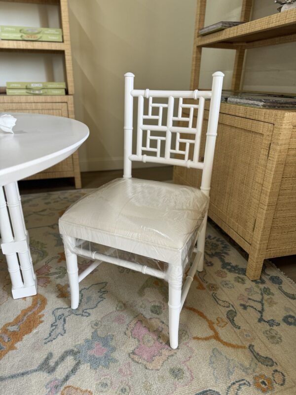 Grosvenor Dining Chair | True White & White performance seat - Image 4